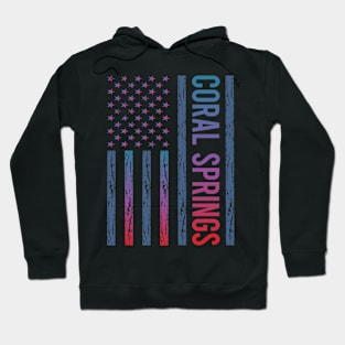 Blue Red Flag - Coral Springs Hoodie